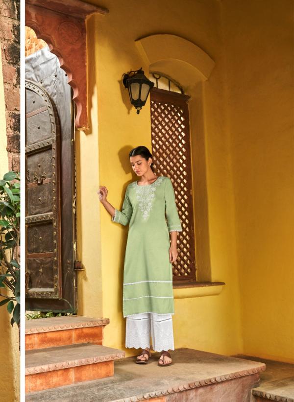 Four Buttons Banyan Tree 3 Fancy Kurti With Bottom Collection